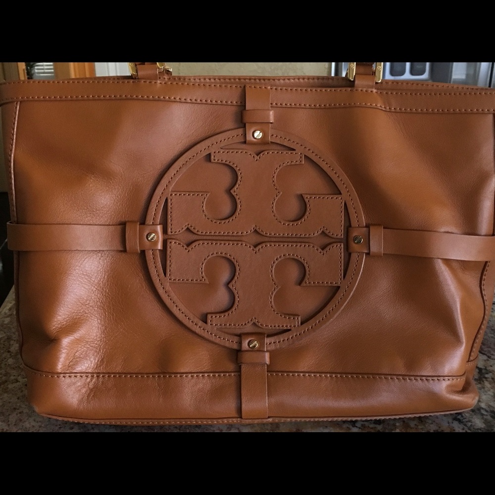Tory Burch leather tote handbag